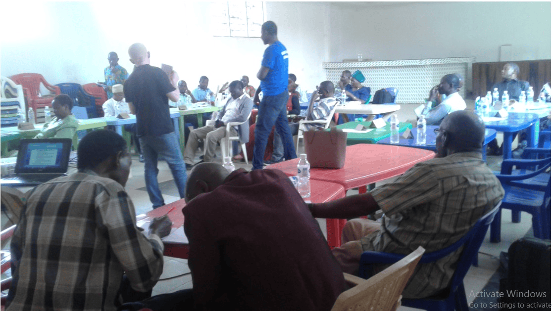 Field visit assisting individual